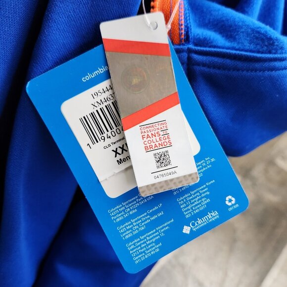 Columbia Omni Shade PFG NCAA Florida Gators Mens size 2XL 1/4 Zip Pullover - Picture 7 of 12